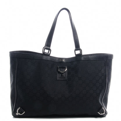 Gucci Monogram Large Abbey Tote Black 1 of 7