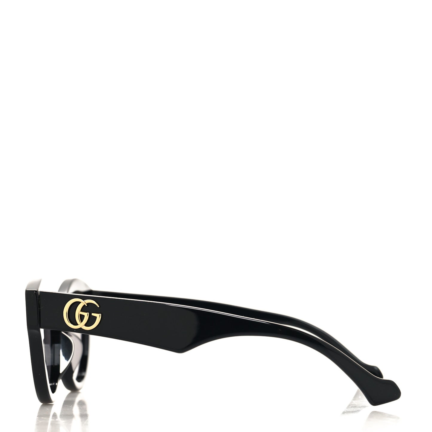 Acetate Square Frame Sunglasses GG0956S Black