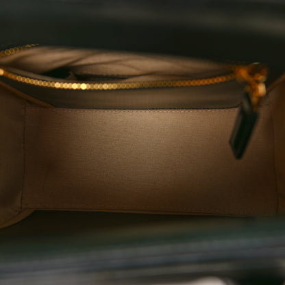 Givenchy Box Calfskin Lock Antigona Shoulder Bag Green Forest 5 of 8