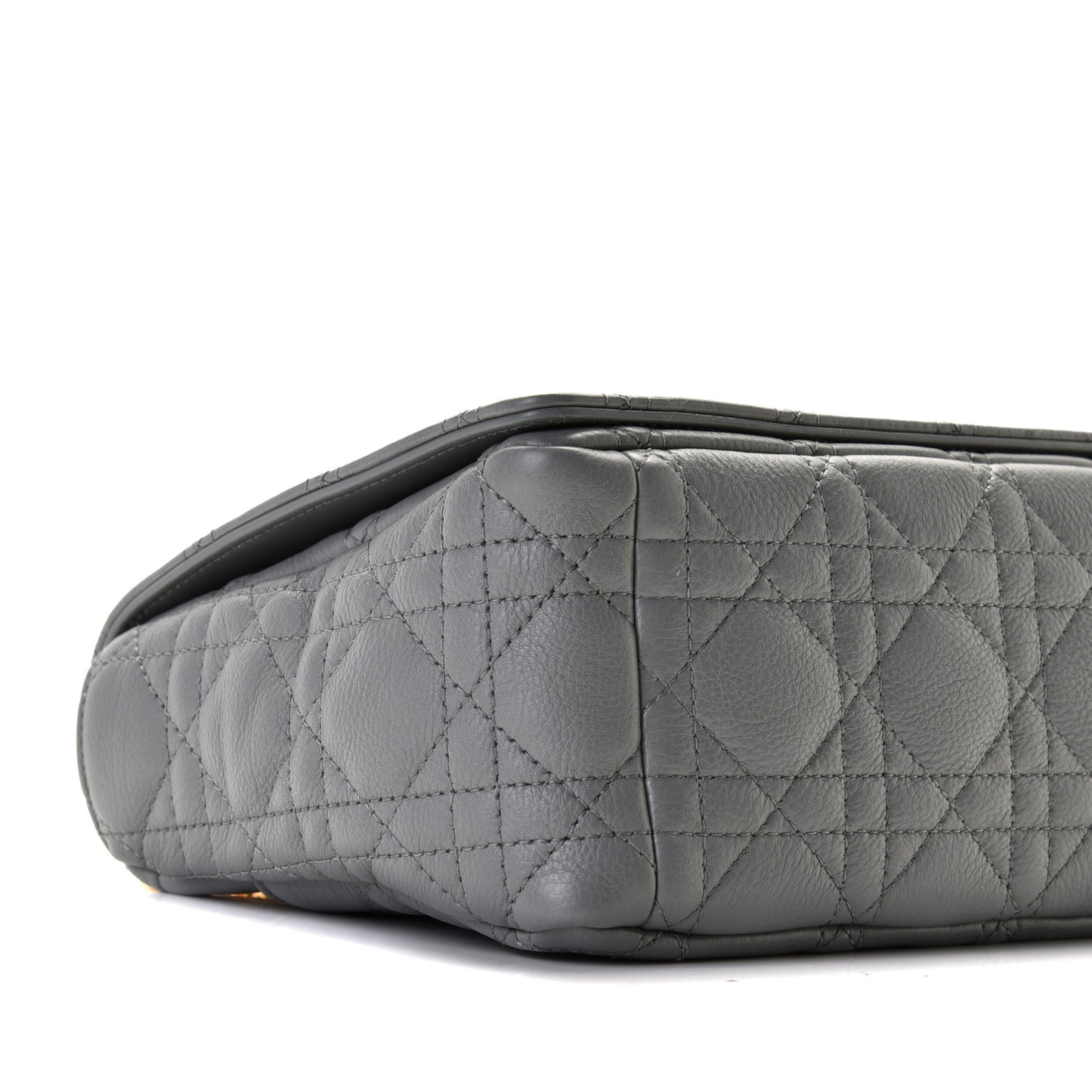 Lambskin Cannage Medium Caro Bag Grey