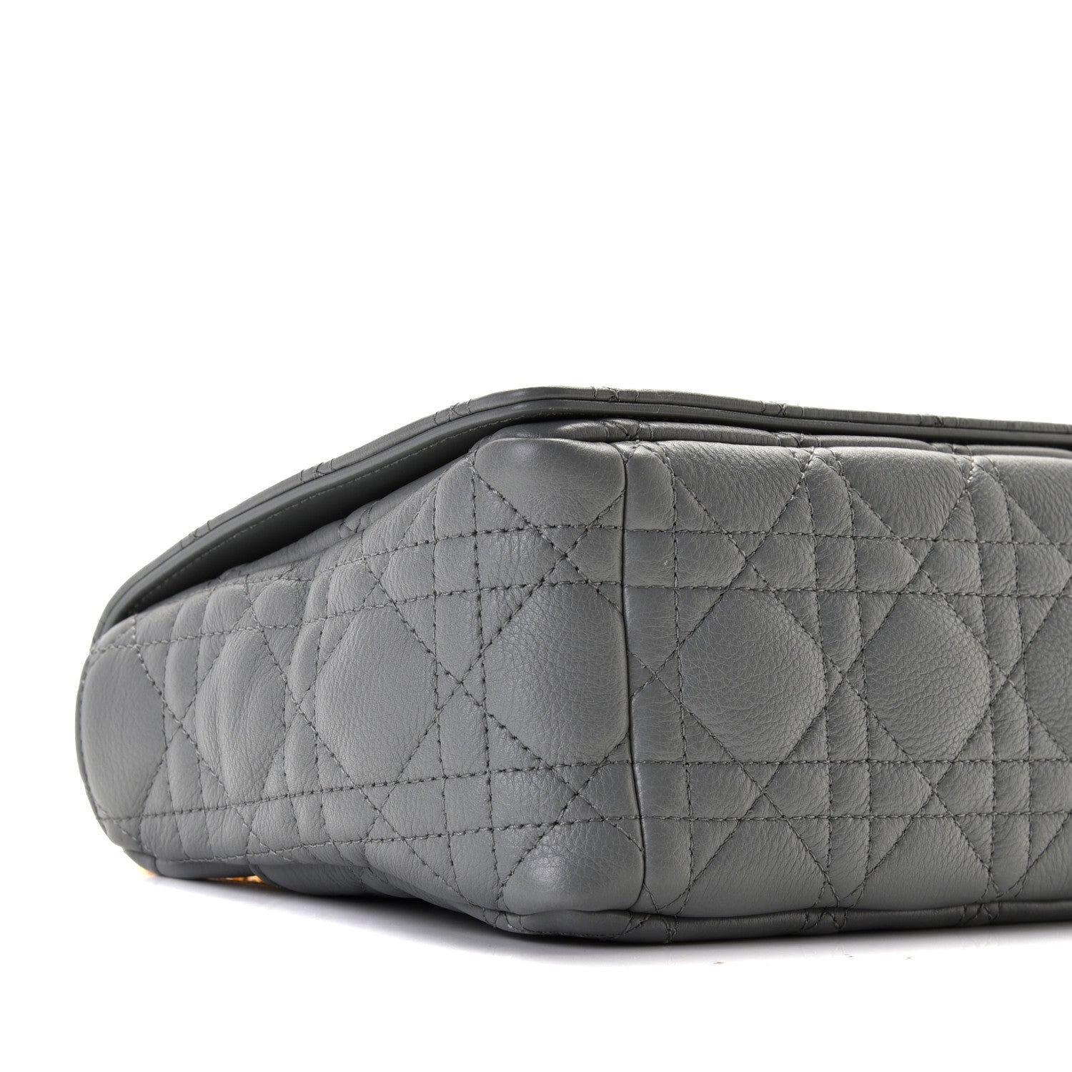 Christian Dior Lambskin Cannage Medium Caro Bag Grey 7 of 11