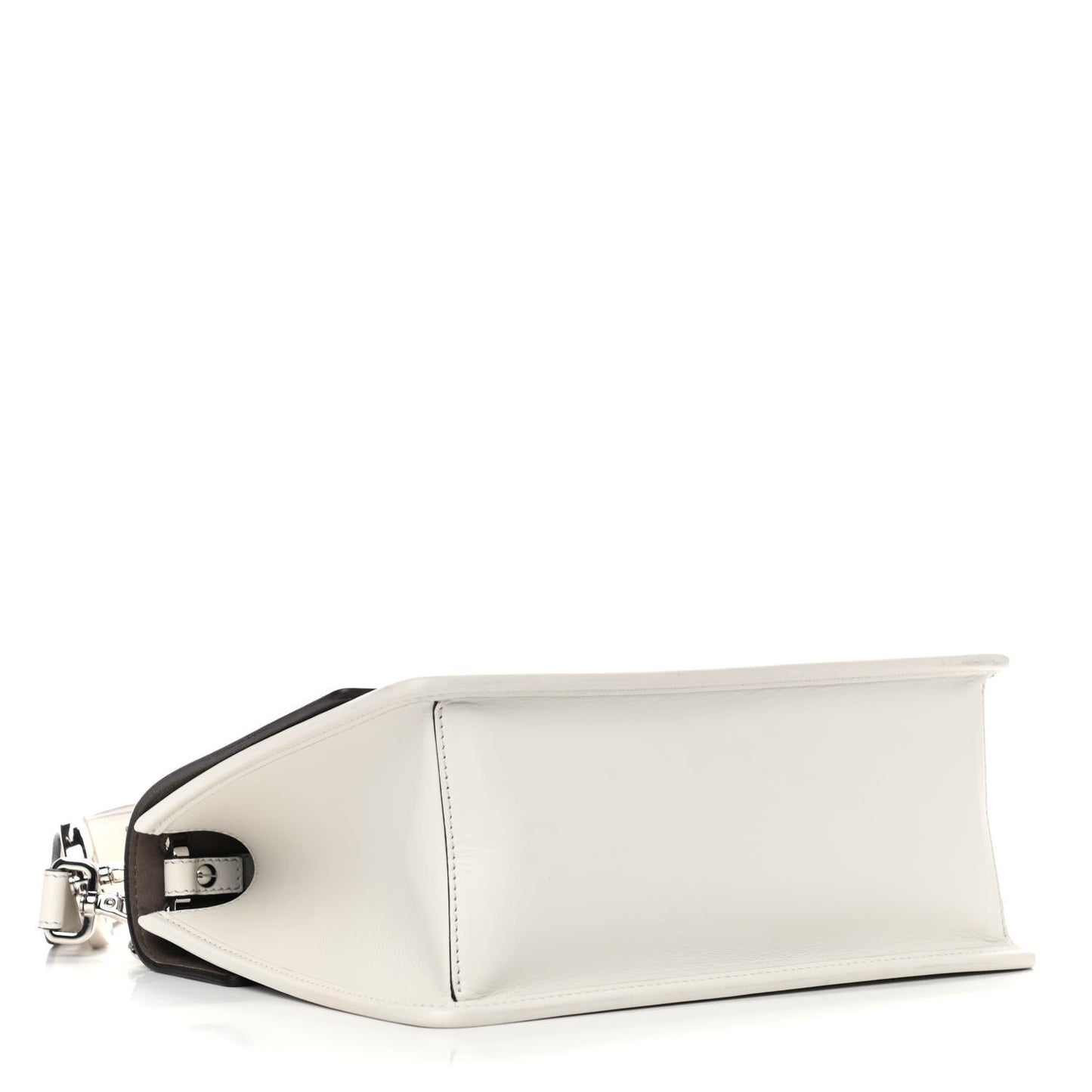 Vitello Century Opaco F is Fendi Kan I Shoulder Bag White Ice