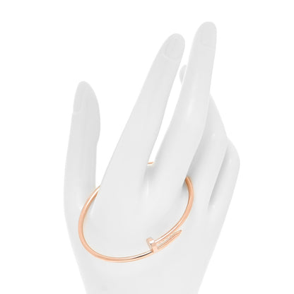 Cartier 18K Pink Gold Small Juste Un Clou Bracelet 16 2 of 5