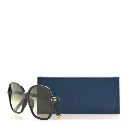 Louis Vuitton Acetate My Monogram Light Square Sunglasses Z1861E Black 7 of 7