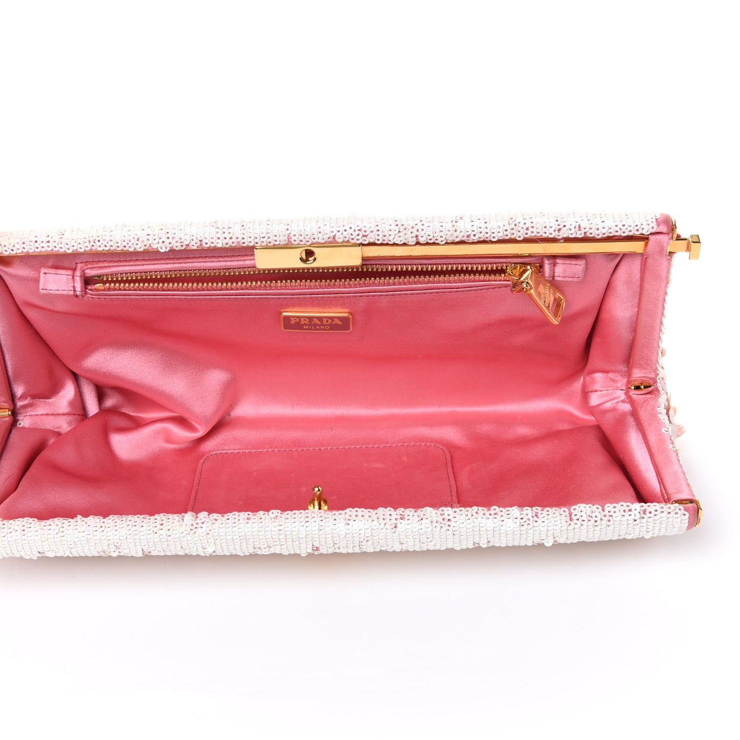Paillettes Sequin Ombre Clutch Pink