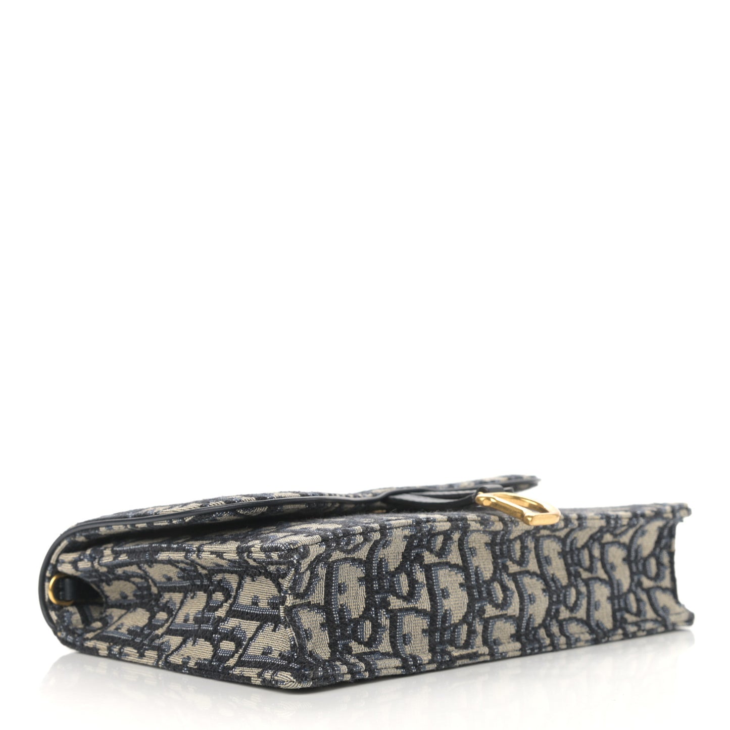 Oblique Saddle Chain Pouch Blue