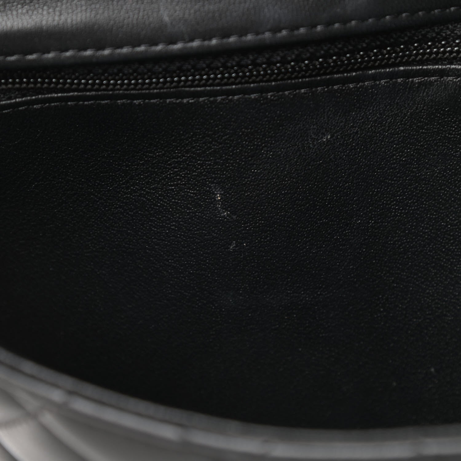 Chanel Lambskin Quilted Flap Clutch Black 12 of 14