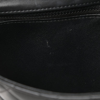 Chanel Lambskin Quilted Flap Clutch Black 12 of 14