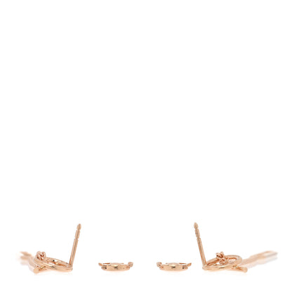 Hermes 18K Rose Gold Echappee Earrings 3 of 4