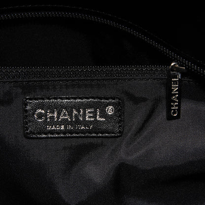 Chanel Coated Canvas Large Paris Biarritz Tote Black 5 of 8