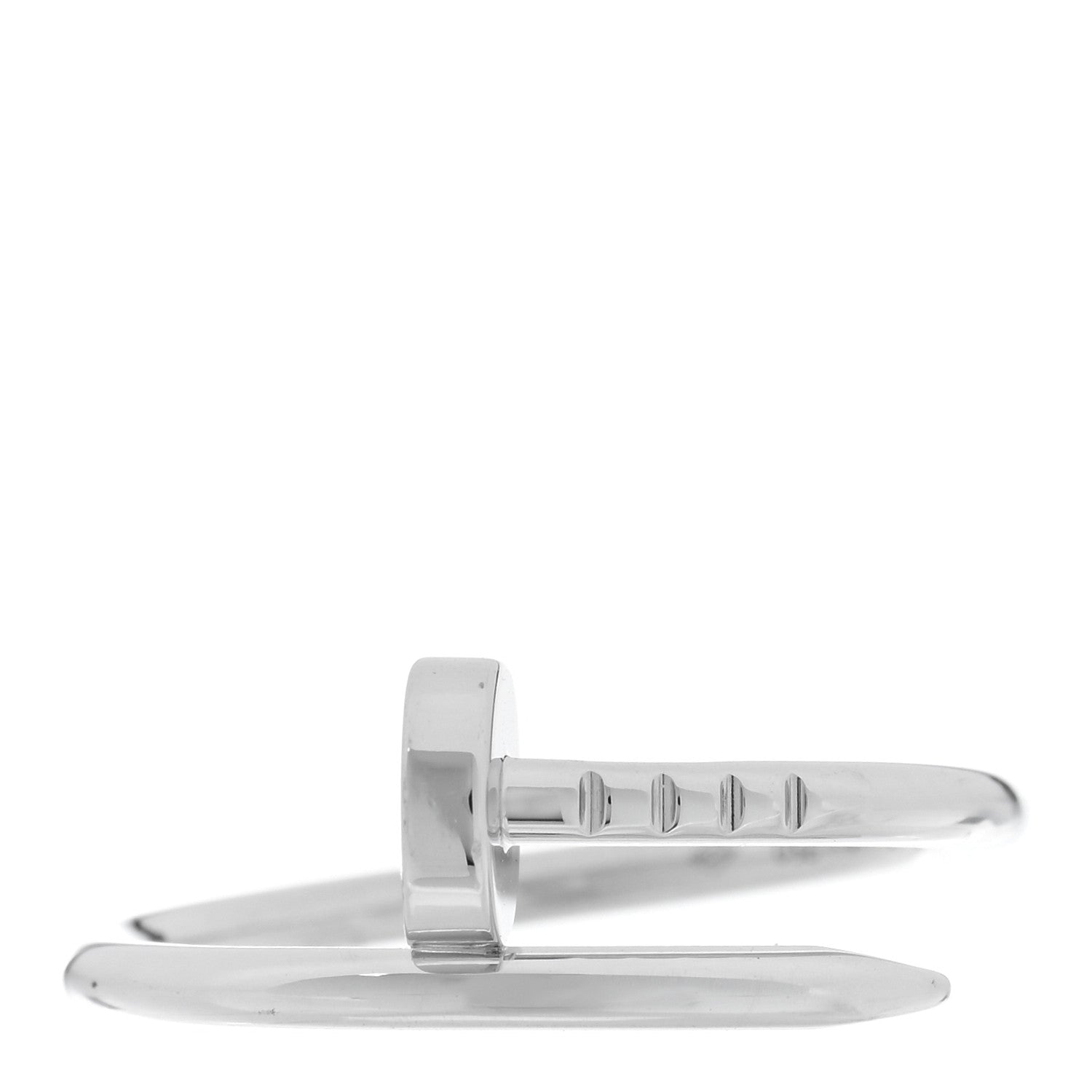 Cartier 18K White Gold Small Juste Un Clou Ring 52 6 1 of 4