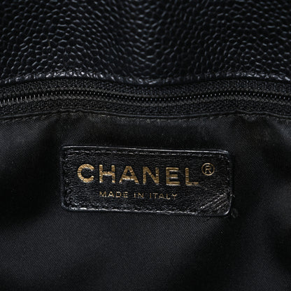 Chanel Caviar Quilted Grand Shopping Tote GST Black 6 of 10