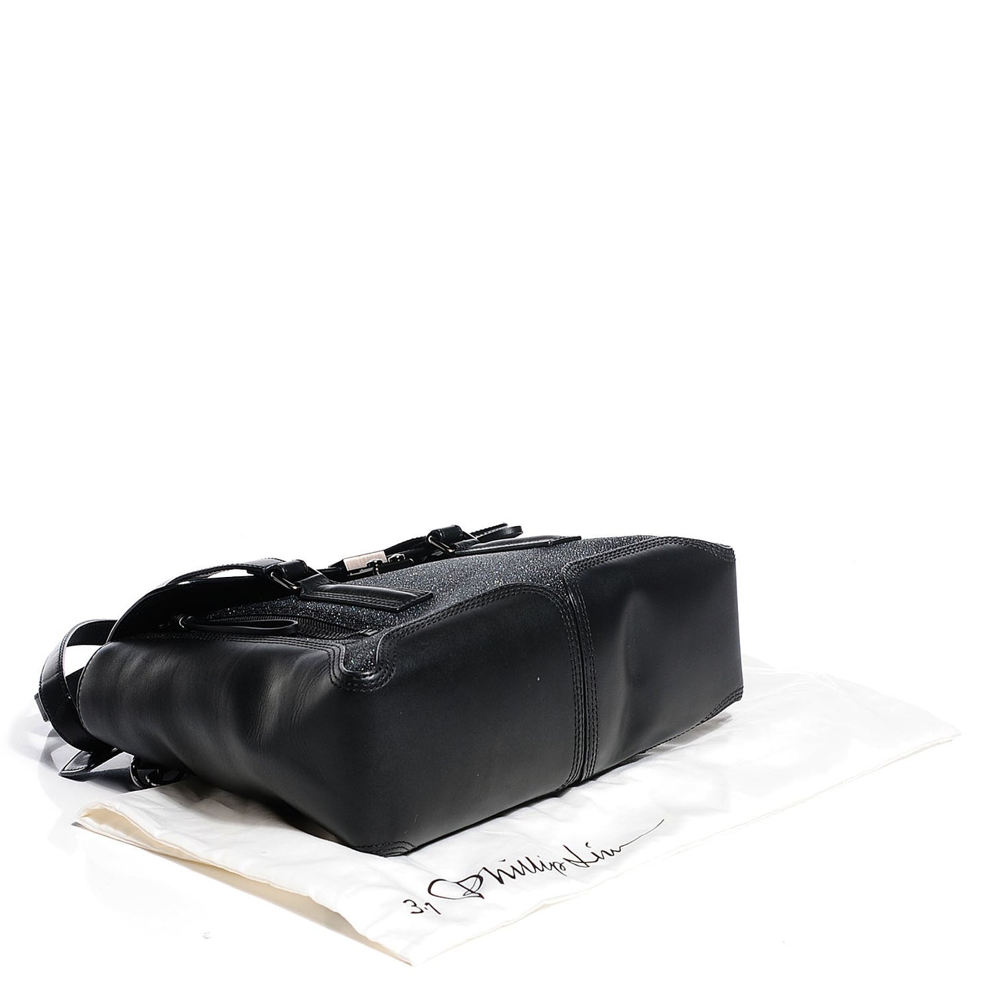 3.1 Textured Calfskin Medium Pashli Satchel Black