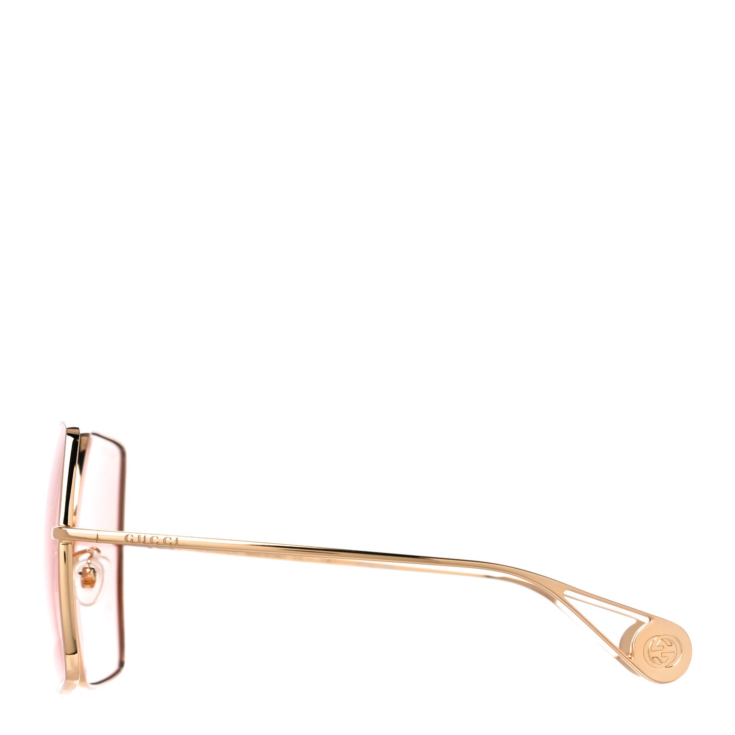 Square Frame GG0536S Sunglasses Gold