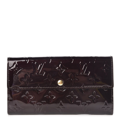Louis Vuitton Vernis Sarah Wallet Amarante 1 of 6