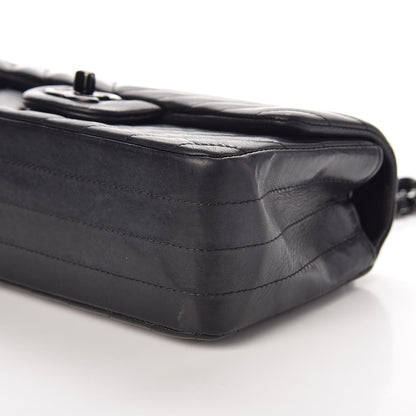 Chanel Lambskin Chevron Quilted Mini Rectangular Flap So Black 11 of 13