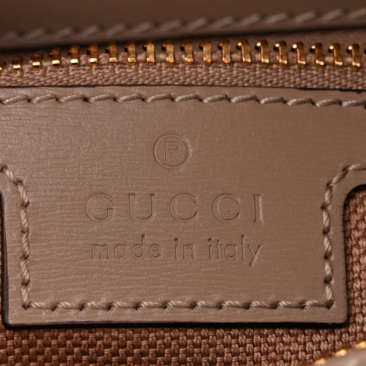 GG Shadow Monogram Super Mini Ophidia Shoulder Bag Taupe