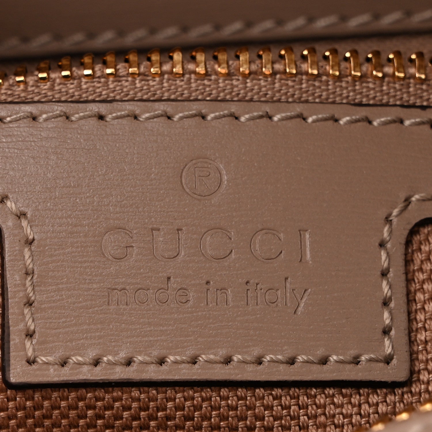 Gucci GG Shadow Monogram Super Mini Ophidia Shoulder Bag Taupe 6 of 10
