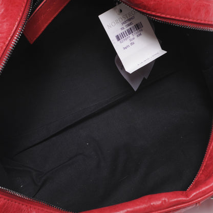 Balenciaga Chevre Perforated Hook Tote Red 5 of 8