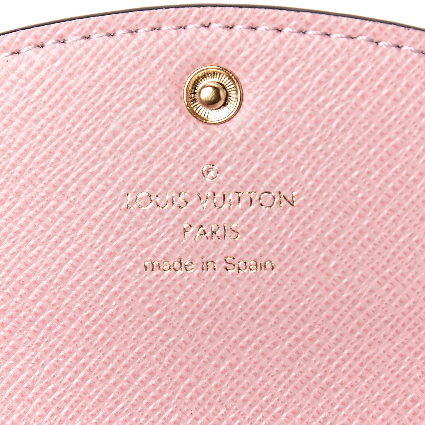 Damier Ebene Rosalie Coin Purse Rose Ballerine