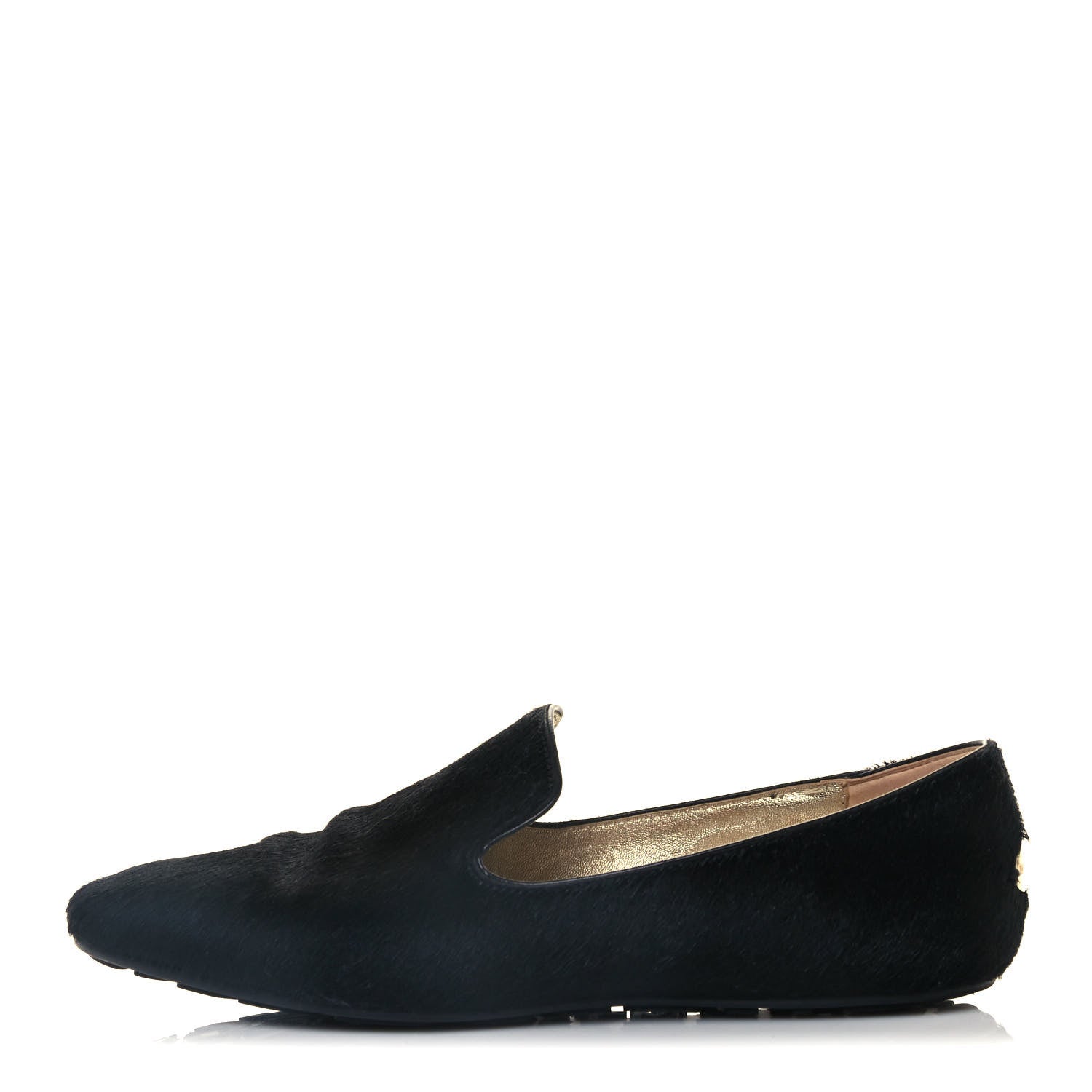 Jimmy Choo Pony Hair Weekend Slipper 37.5 Back 1 of 11