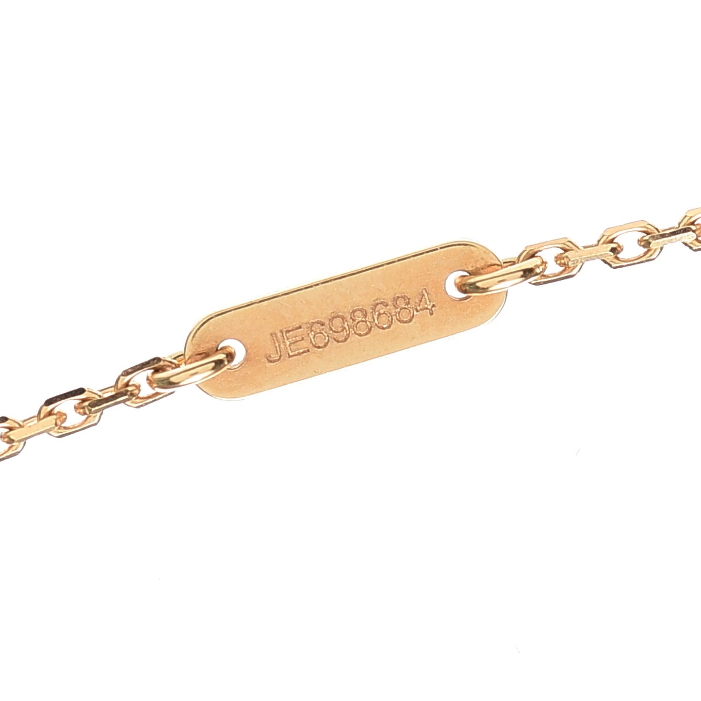 18K Yellow Gold Mother of Pearl Sweet Alhambra Pendant Necklace