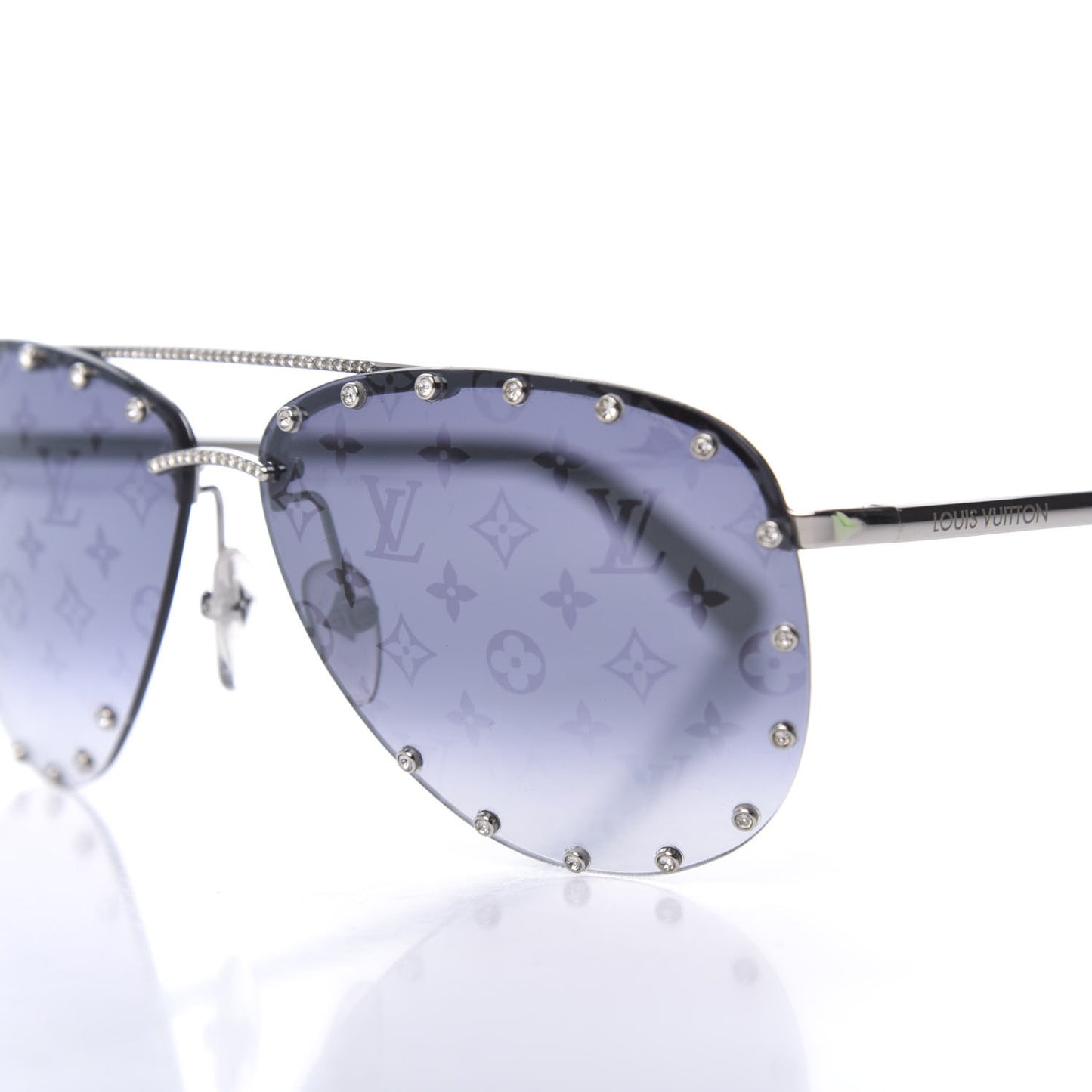 Monogram The Party Aviator Sunglasses Z0971U Black