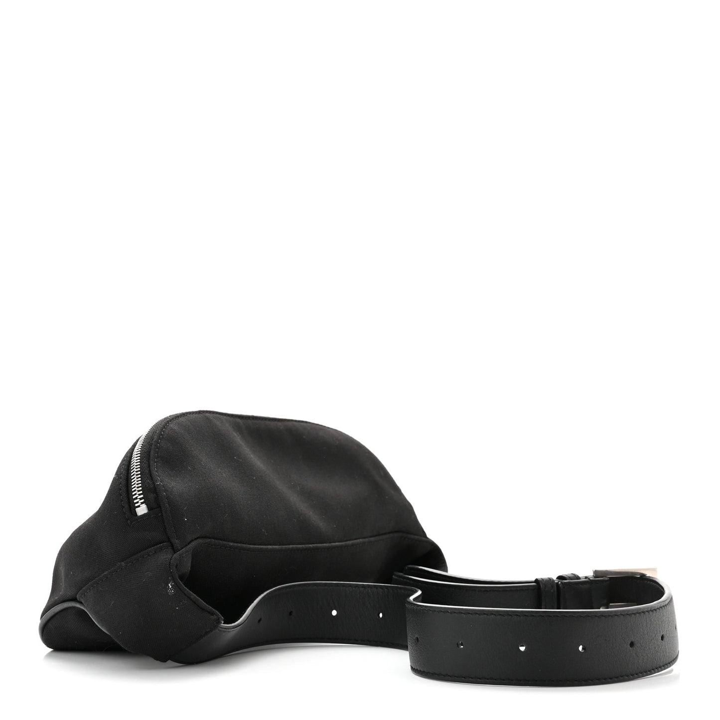 Canvas Monogram Belt Bag Black