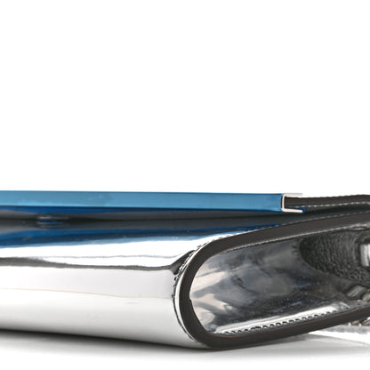 Jimmy Choo Metallic Mirror Fabric Emmie Clutch Bag Silver 10 of 11