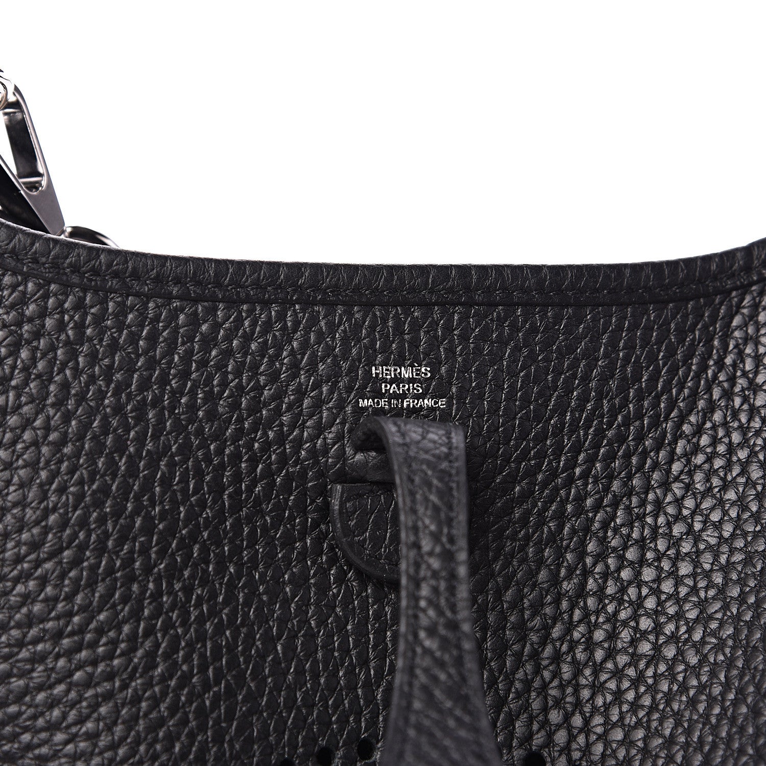Hermes Taurillon Clemence Evelyne TPM Black 5 of 9