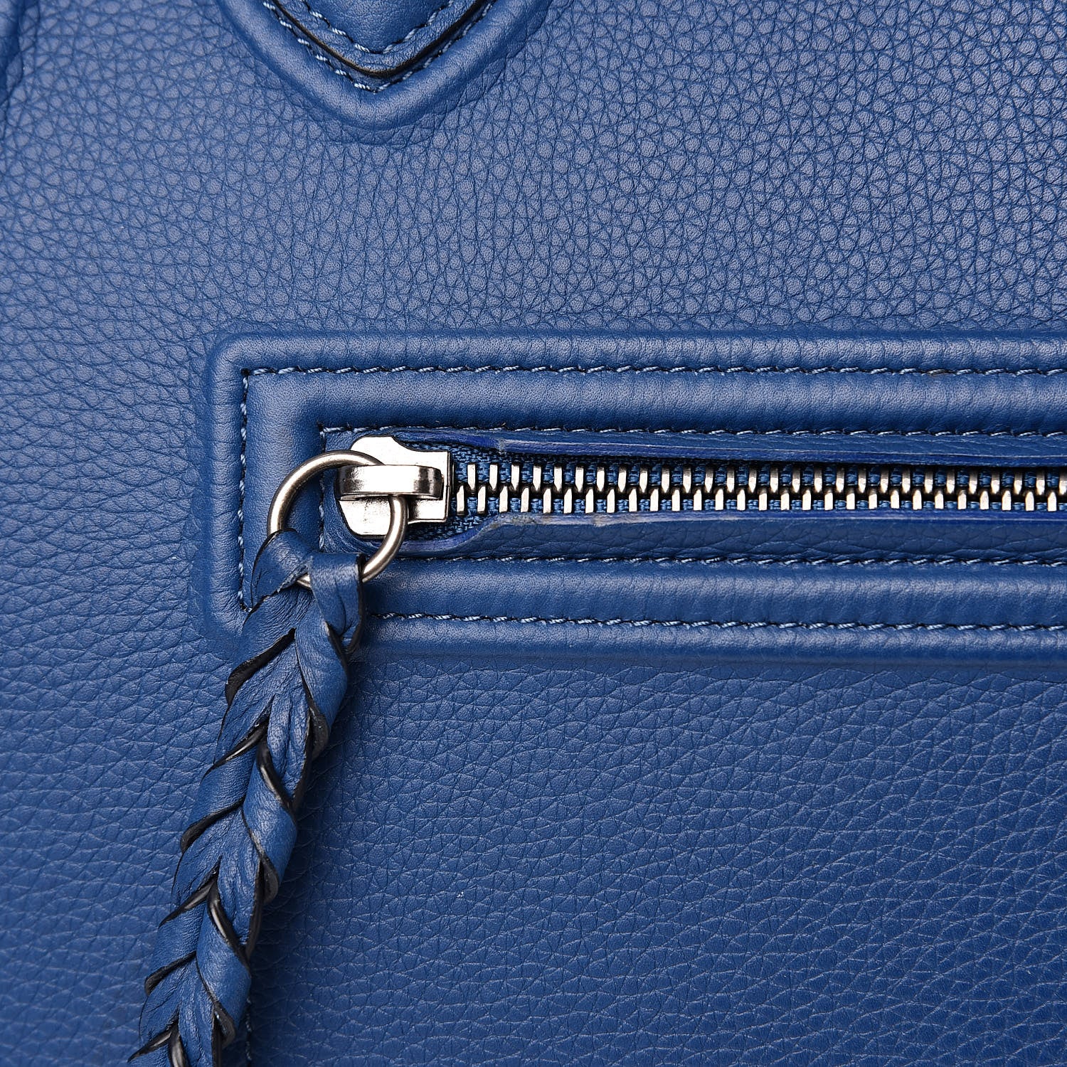 Celine Grained Calfskin Medium Phantom Luggage Deepsea 13 of 14