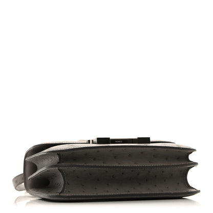 Hermes Ostrich Constance 18 Gris Meyer 5 of 11