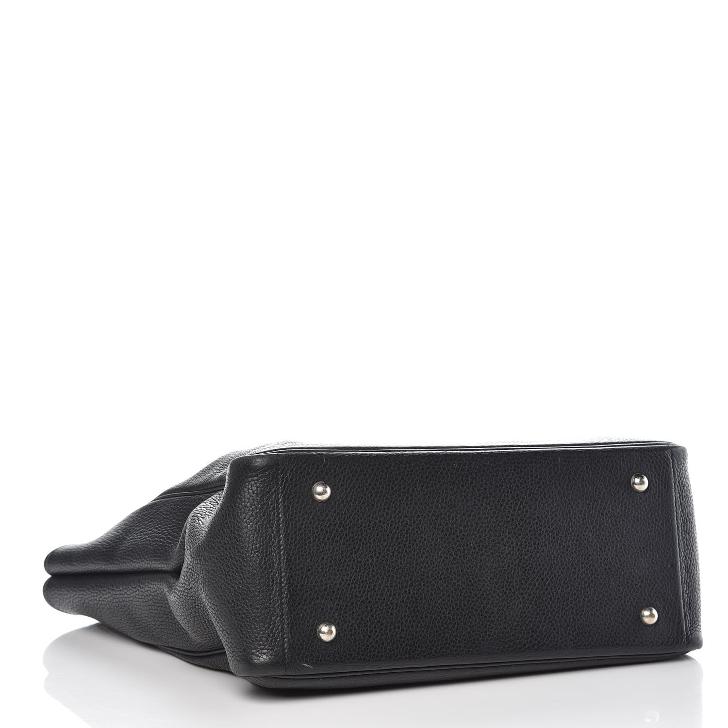 Hermes Taurillon Clemence Victoria II Cabas 32 Black 4 of 12