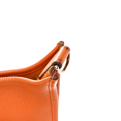 Hermes Taurillon Clemence Evelyne III PM Orange 14 of 16