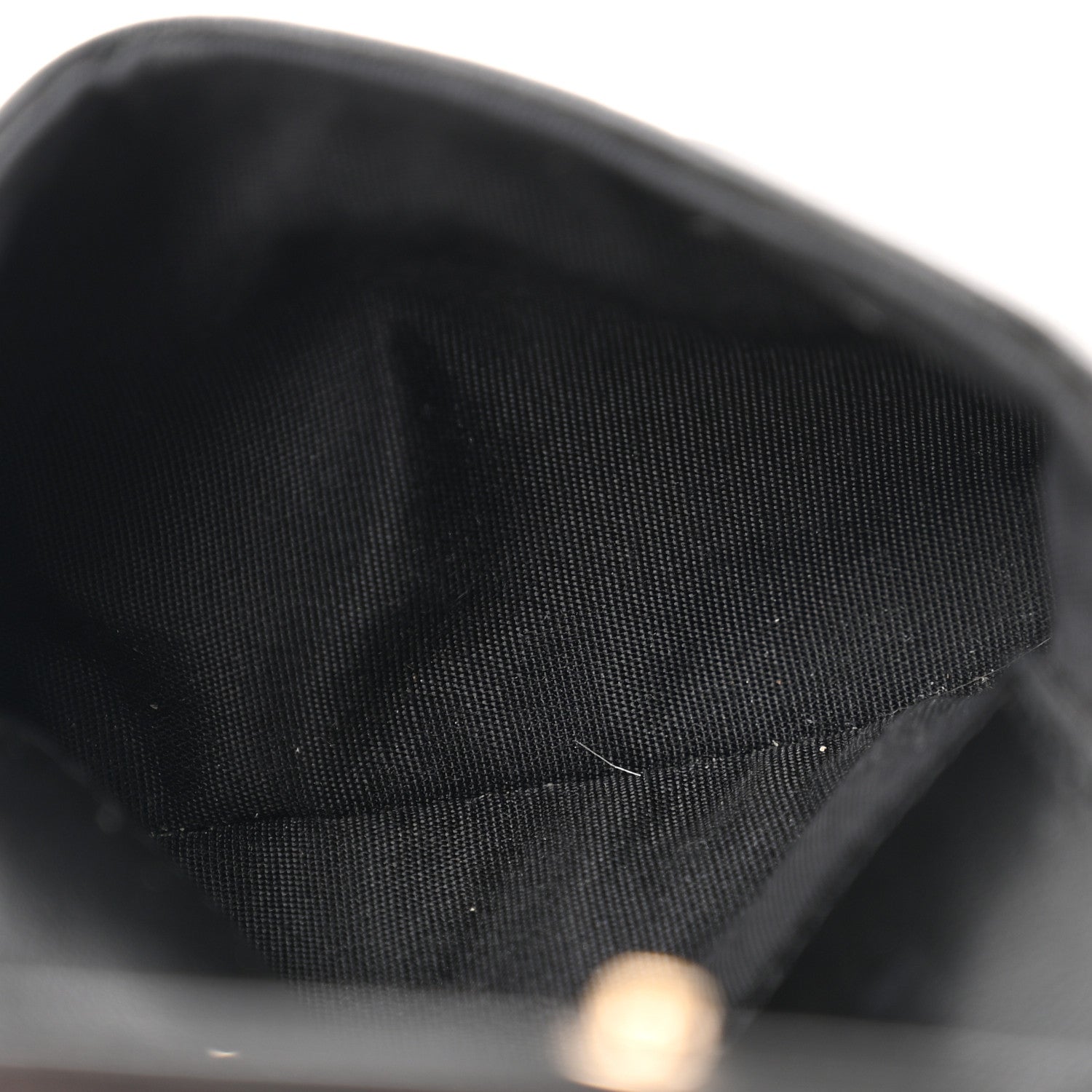 Chanel Lambskin Camellia Embossed Chain Belt Bag Black 5 of 12