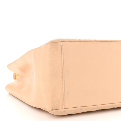 Chanel Caviar Quilted Grand Shopping Tote GST Beige Clair 9 of 10