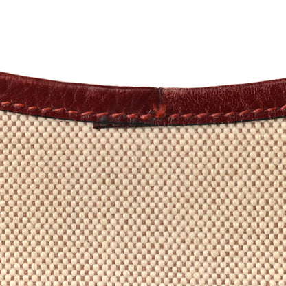 Hermes Toile Sako 32 Natural Rouge H 14 of 22