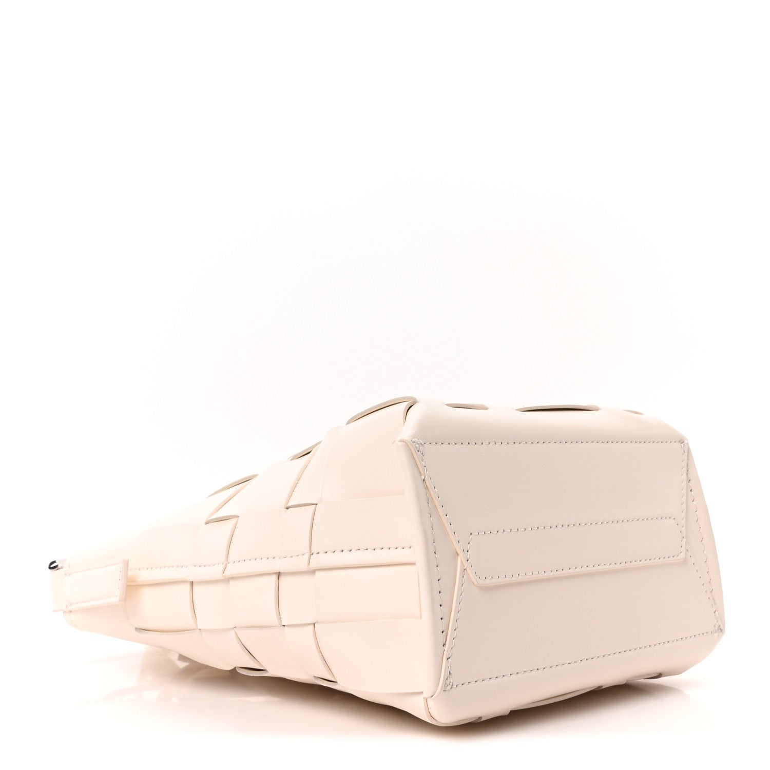3.1 Phillip Lim Smooth Calfskin Odita Mini Modern Lattice Bucket Bag Off White 5 of 11
