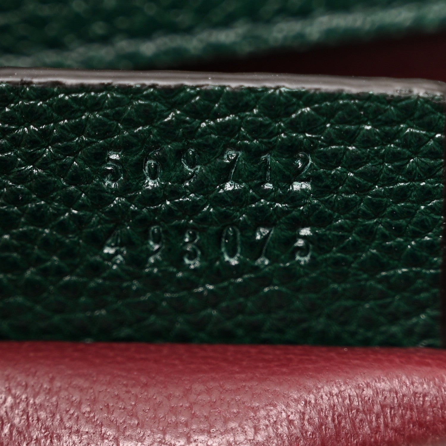 Gucci Grainy Calfskin Small Zumi Top Handle Bag Vintage Green 7 of 10