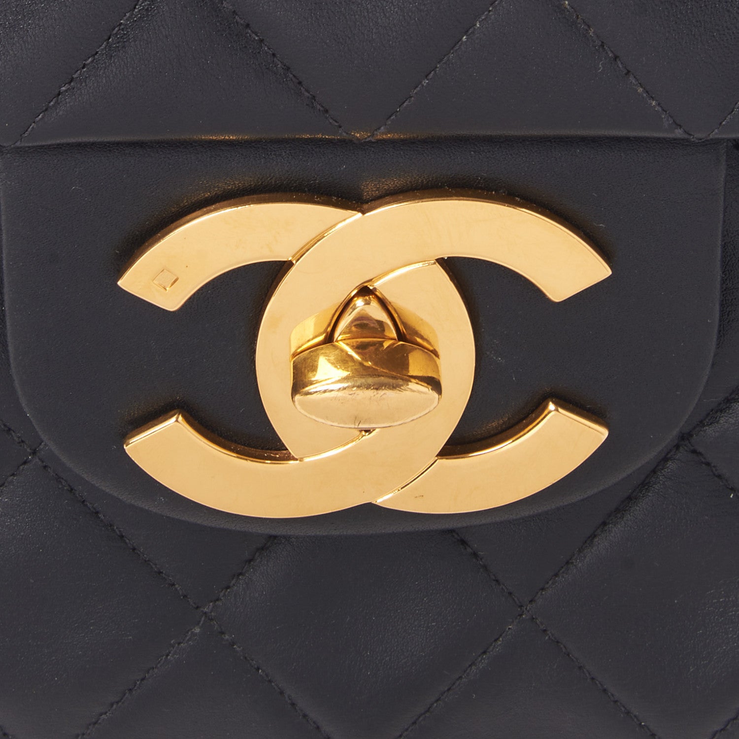 Chanel Lambskin Quilted XL Jumbo Single Flap Black 8 of 11