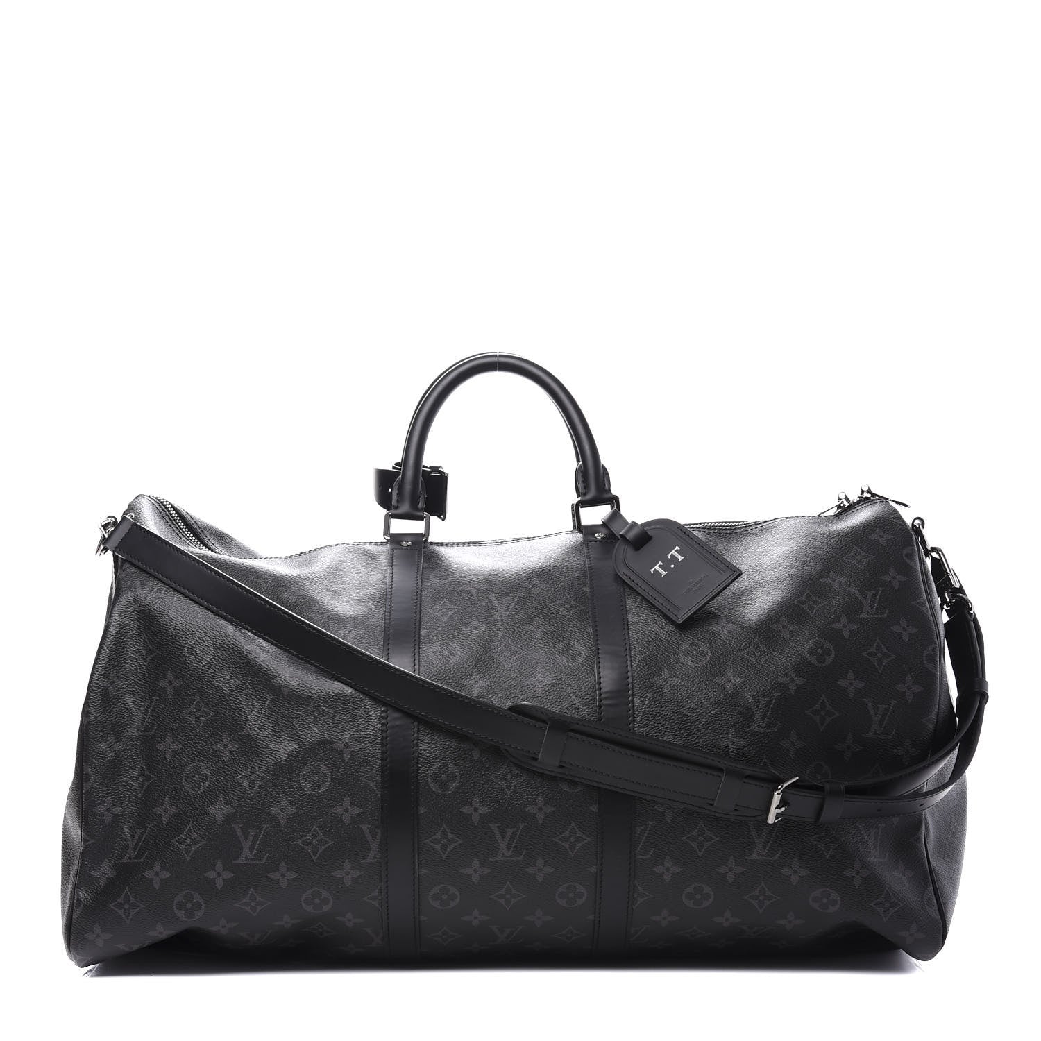 Louis Vuitton Monogram Eclipse Keepall Bandouliere 55 1 of 13