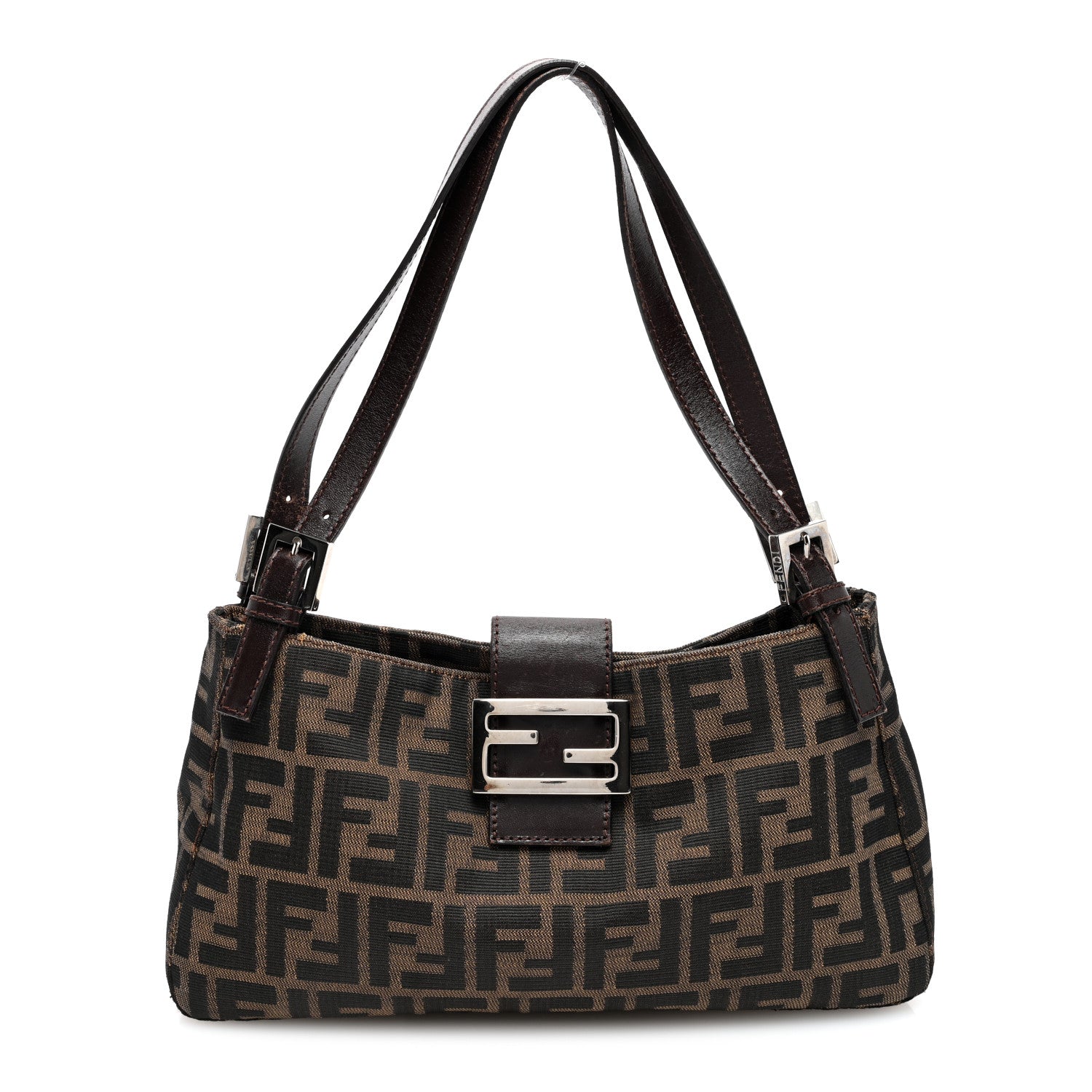 Fendi Zucca Shoulder Bag Tobacco 1 of 10