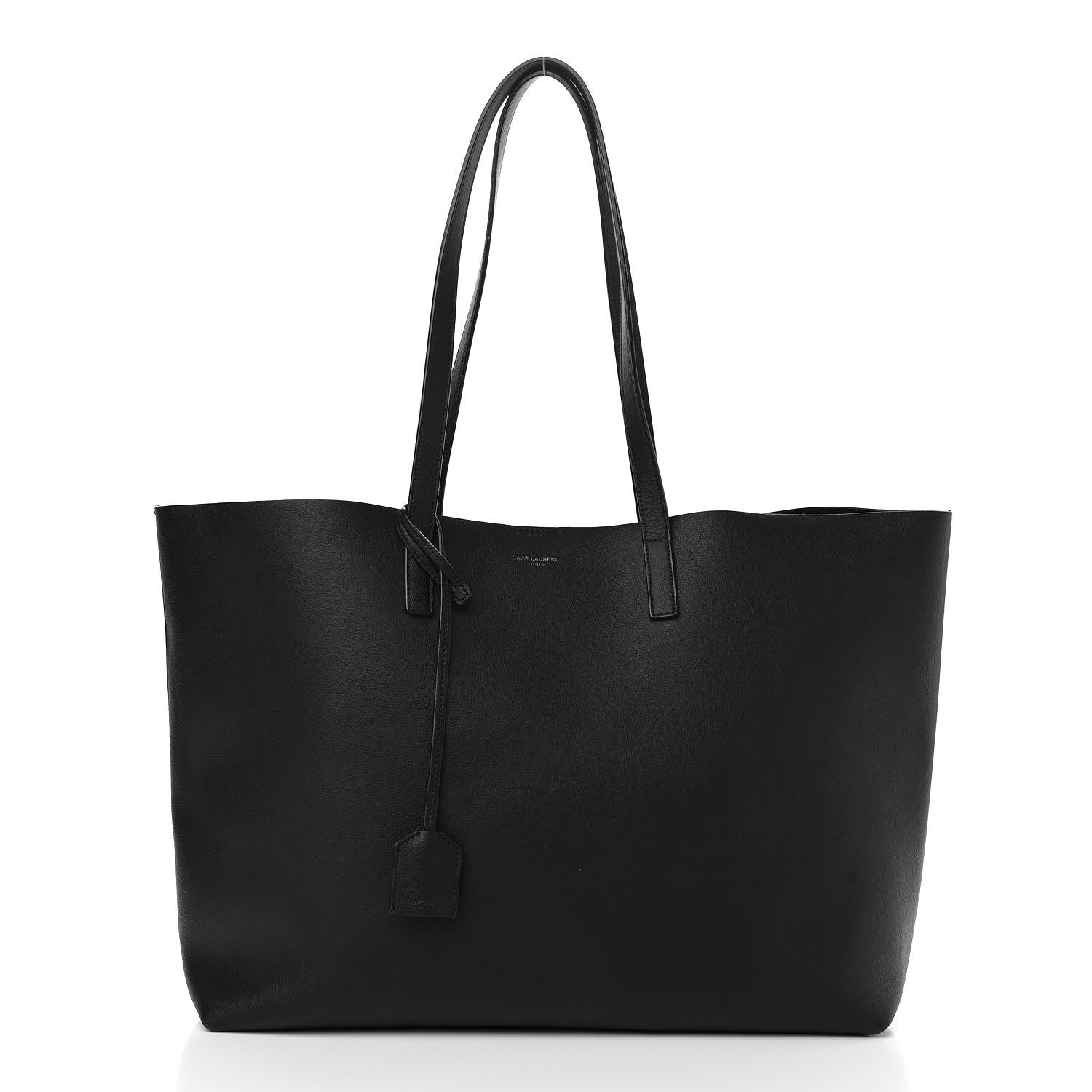 Saint Laurent Calfskin Large Shopping Tote Black 3 of 11