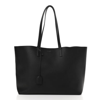Saint Laurent Calfskin Large Shopping Tote Black 3 of 11