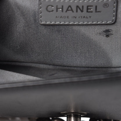 Chanel Calfskin Chevron Quilted Small Boy Flap Black 11 of 17