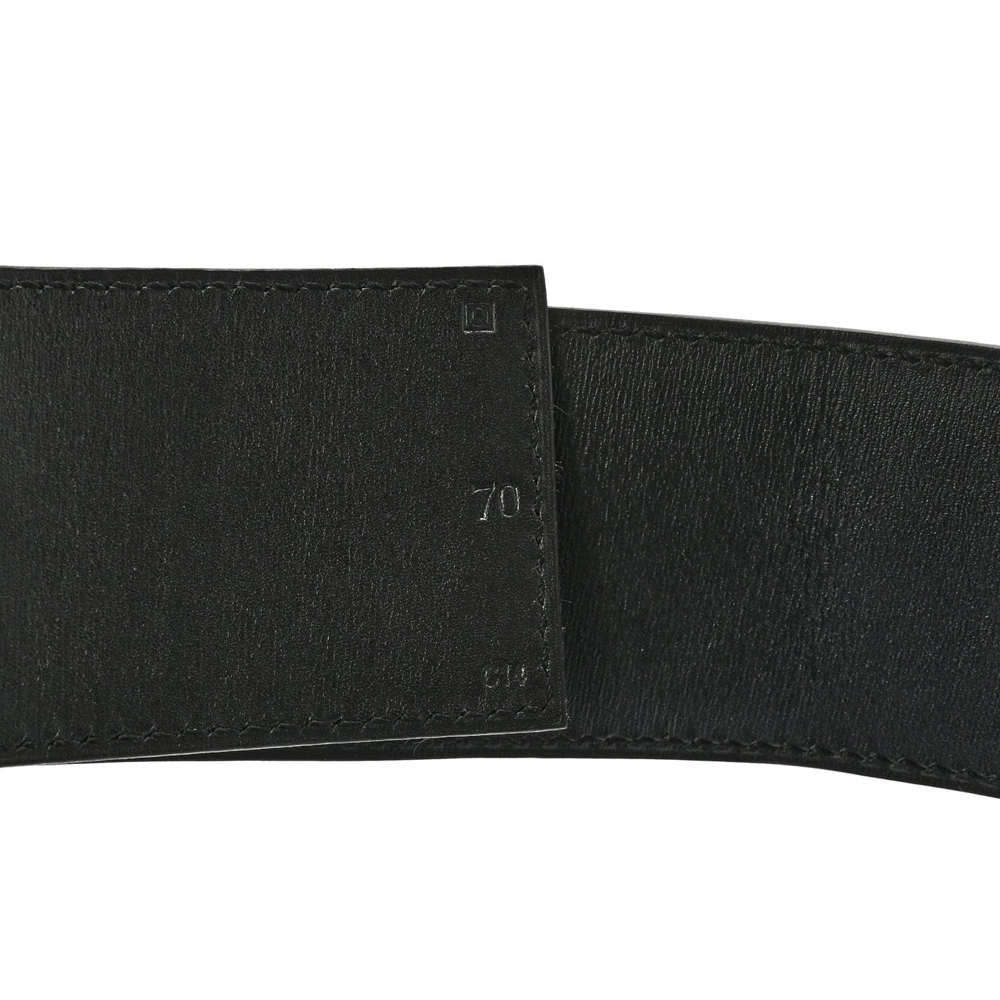 Shiny Porosus Crocodile Collier De Chien CDC Belt 70 Black