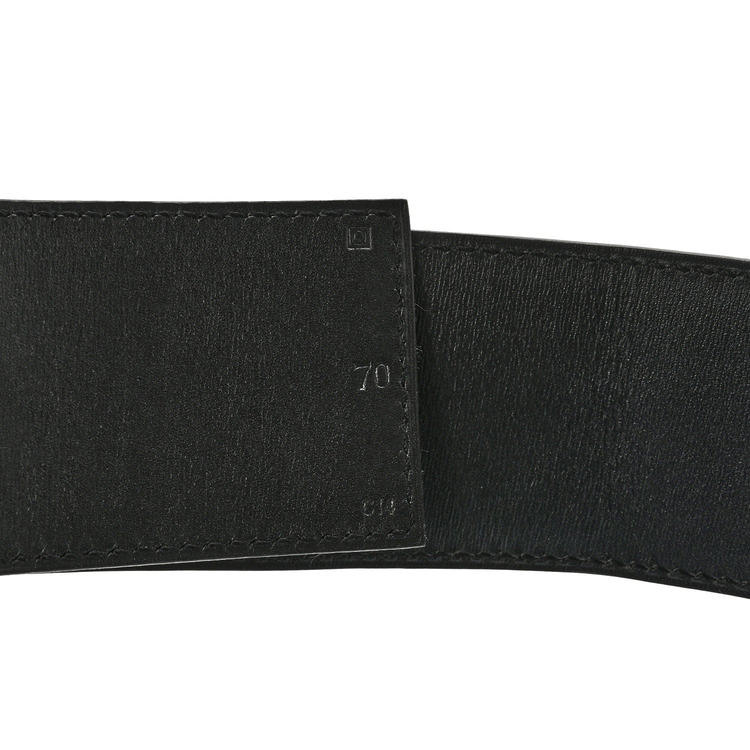 Hermes Shiny Porosus Crocodile Collier De Chien CDC Belt 70 Black 5 of 7