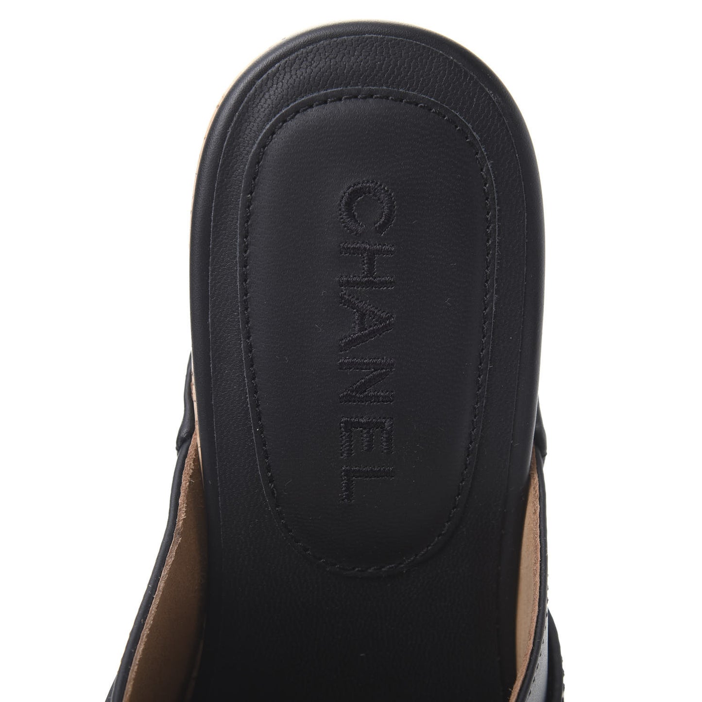 Calfskin CC Turn Lock Clogs 40 Black