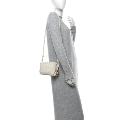 Bottega Veneta Polished Nappa Intrecciato Knot Mini Loop Camera Bag Bone 2 of 11