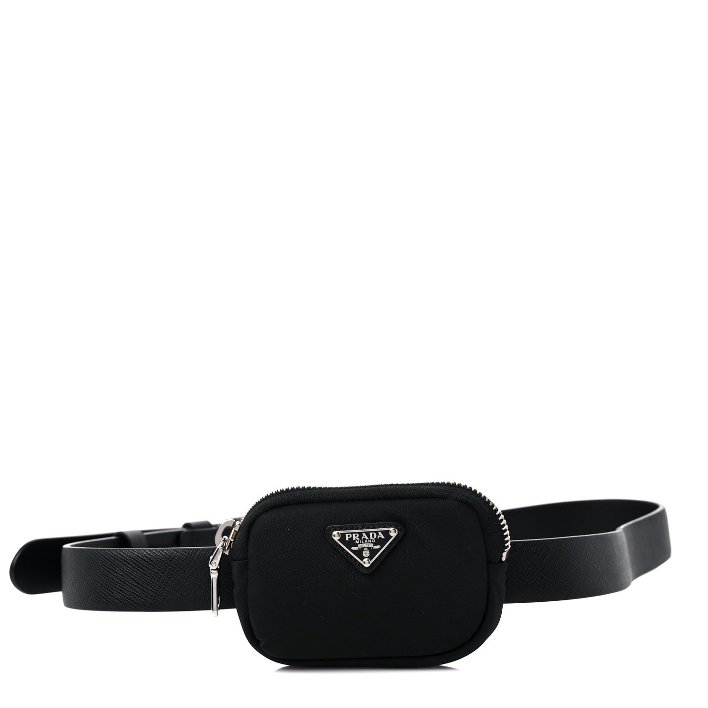 Saffiano Belt With Nylon Pouch 80/32 Black